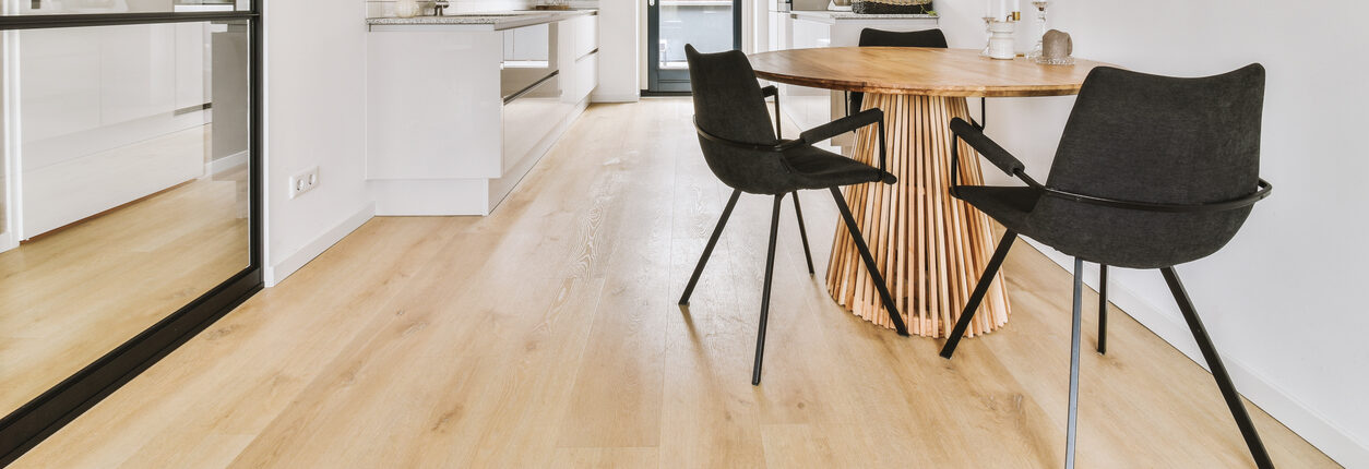 Studio Apartment Interior With Wooden Furniture